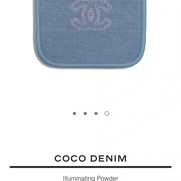 CHANEL LIMITED EDITION COCO DENIM ILLUMINATING HIGHLIGHTER POWDER - Picture 6 of 10